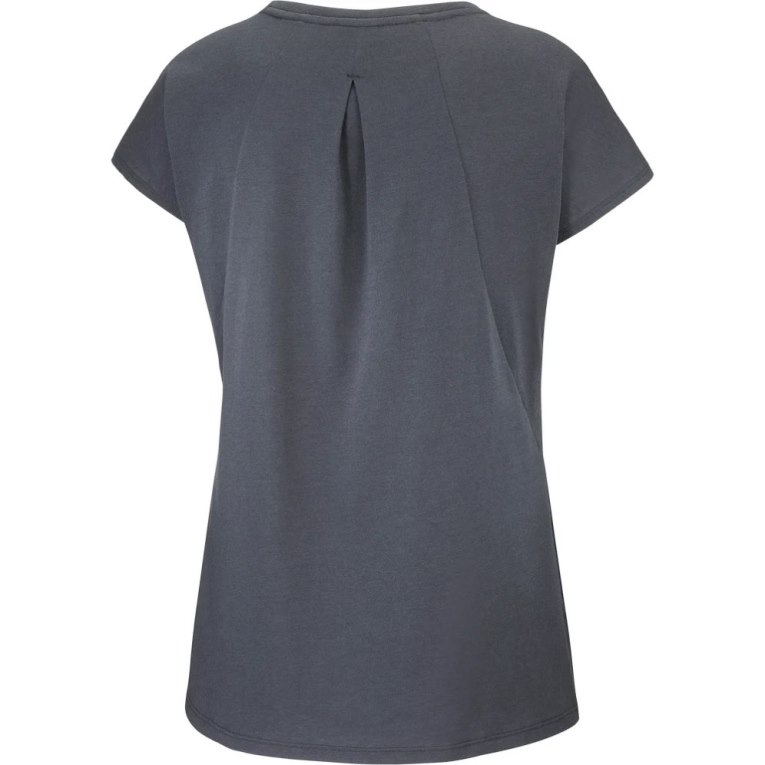 Camiseta Salomon Essential Shaped Curta Sleeve Feminino Pretas | PT T45290